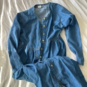 SOLD Denim barn dress